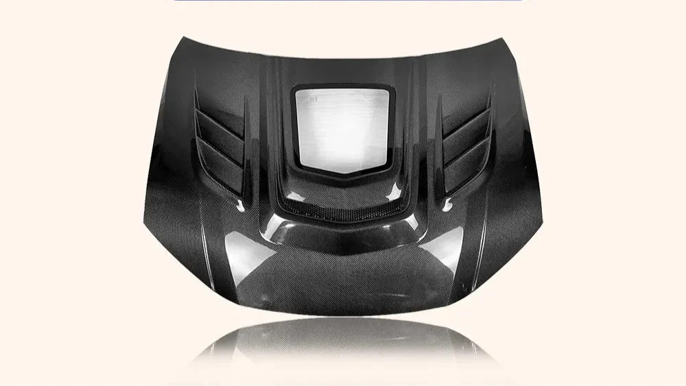 Carbon Fiber Vented Front Hood Bonnet w/ Transparent Window - Toyota Camry 2024+ XV80