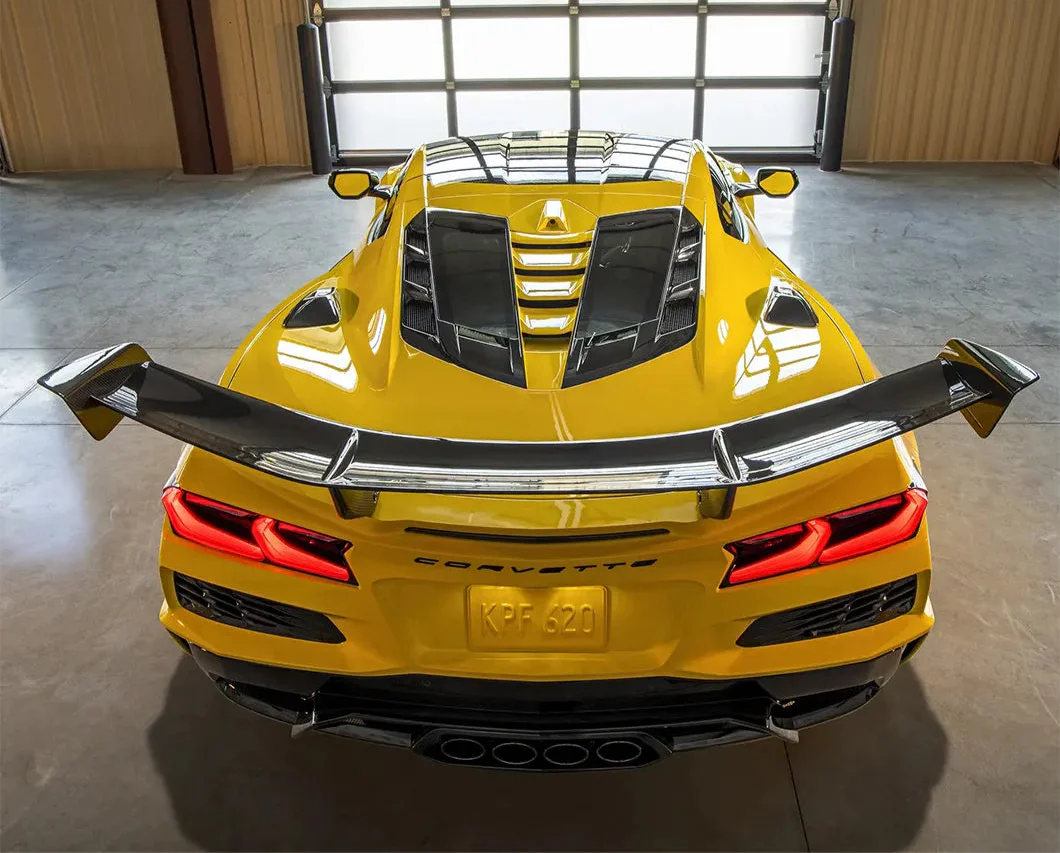 Prepreg Carbon Fiber ZR1 Stlye Rear Wing - Chevrolet Corvette C8
