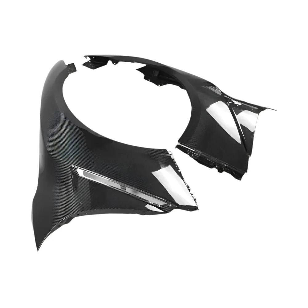 OEM Style Carbon Fiber Front Fender Replacment Set - Nissan GTR R35