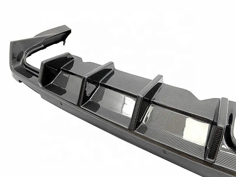 Carbon Fiber Rear Diffuser Fin Style - Dodge Challenger Hellcat 2015-20