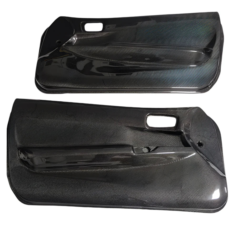 Carbon Fiber Inner Door Panel Card Pair - Nissan Skyline R34 GTR (RHD Only)