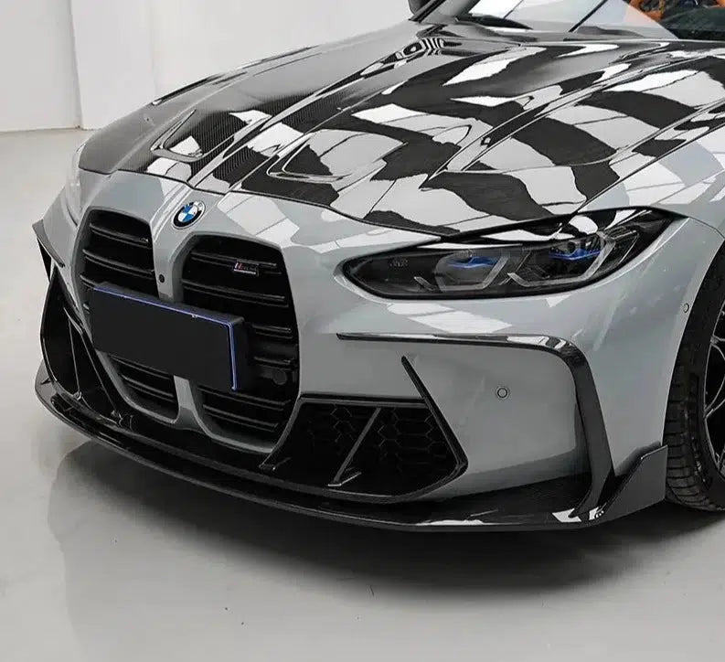 BMW G80 M3/G82/G83 M4 Carbon Fiber Overlay Vent Trim Front Lip