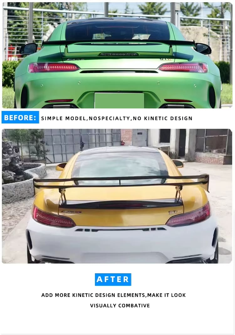 Carbon Fiber Performance Pro Style Spoiler WIng - Mercedes Benz AMG GT GTC GTR GTS