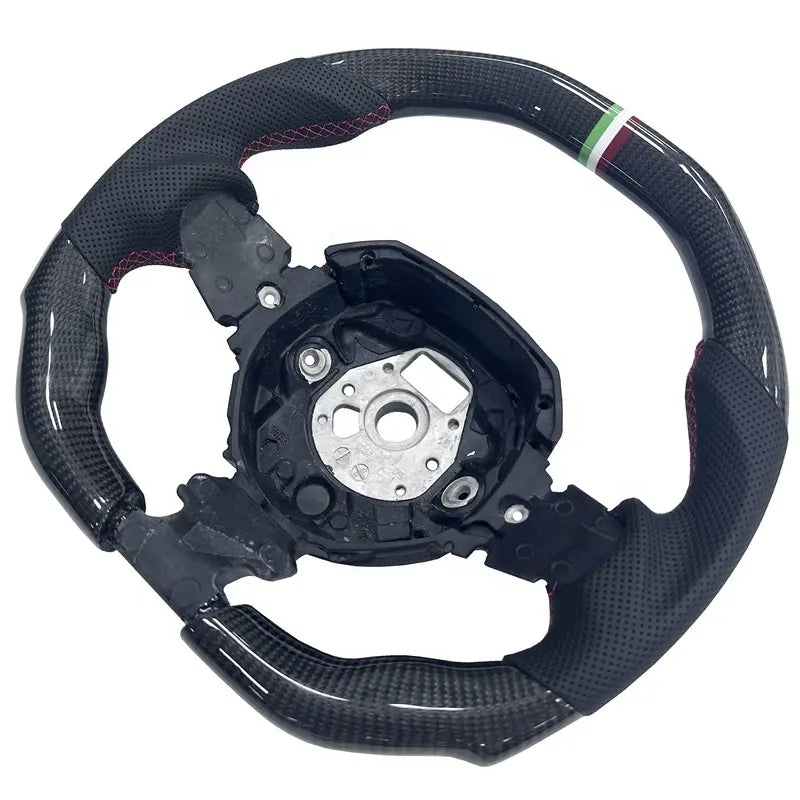 Carbon Fiber Steering Wheel Preset - Lamborghini Aventador LP700 LP720 Aventador S LP740 LP750SV LP770 SVJ
