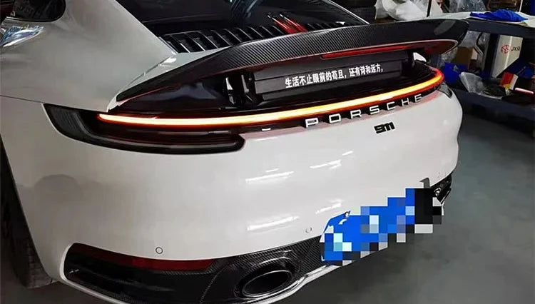 Carbon Fiber Rear Spoiler wing- Porsche 911 992 Carrera/S