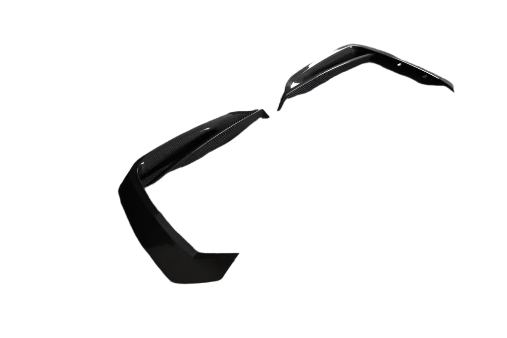 Carbon Fiber Front Bumper Apron Fins - Audi RSQ8 RS Q8 2020 2021