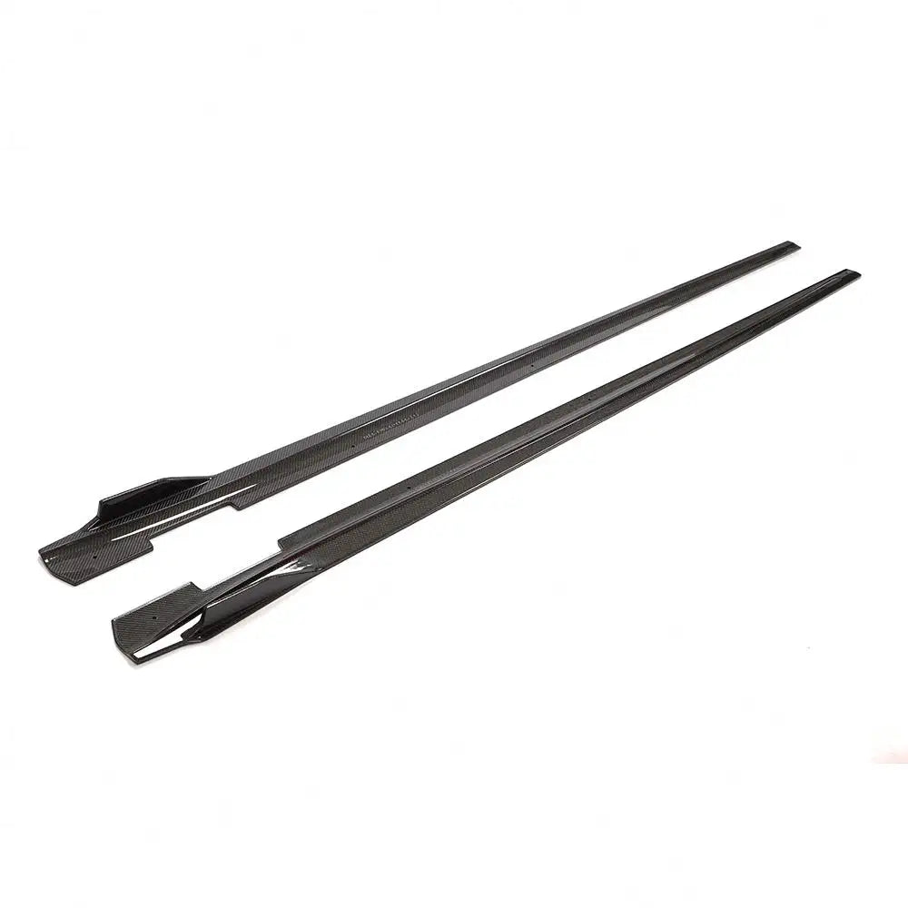 Carbon Fiber Winglet Side Skirt - Porsche Panamera 971 GTS Turbo Sport Hatchback 4-Door 2017-2019