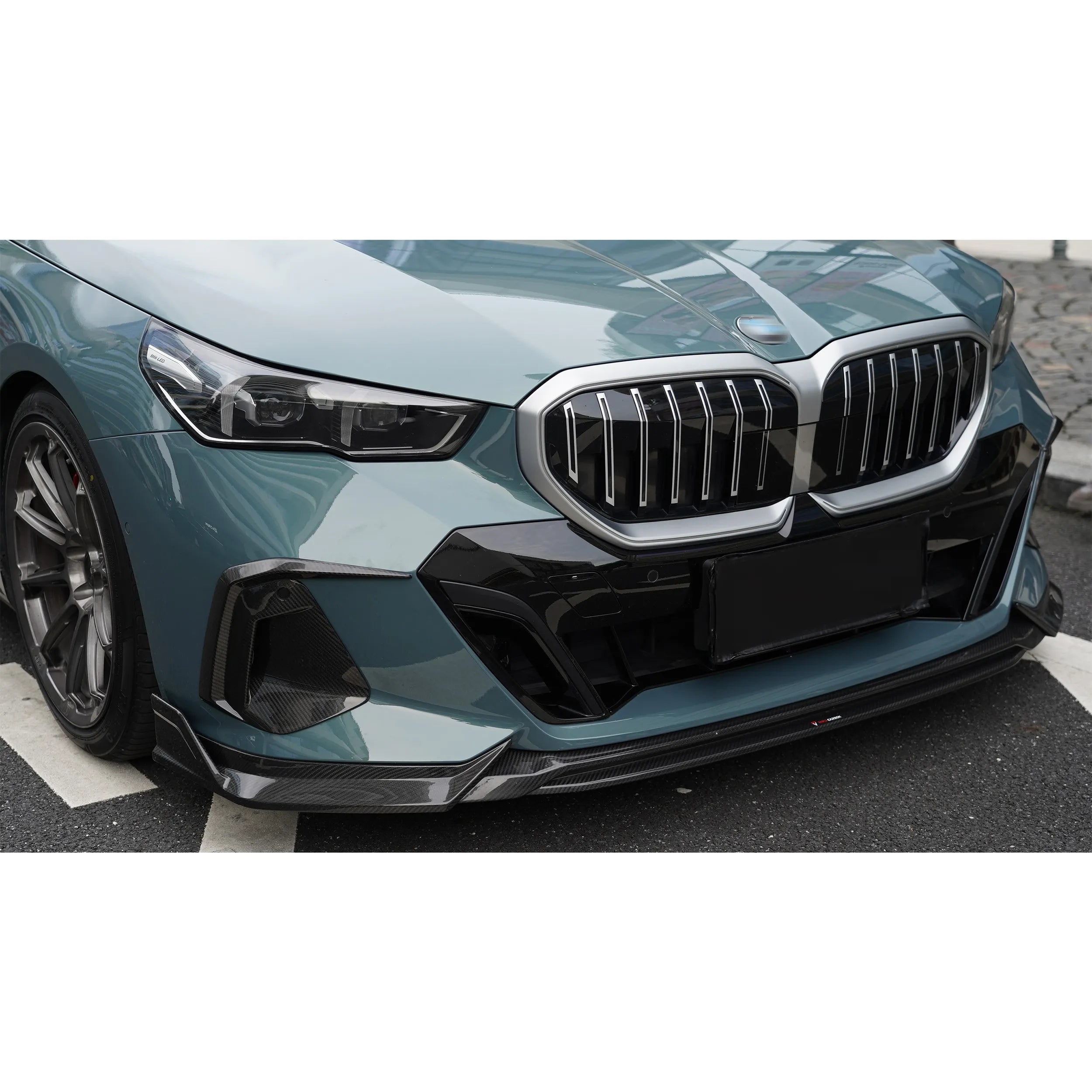 Dry Carbon Fiber TK Style Front Lip - BMW 5 Series G60 2024+
