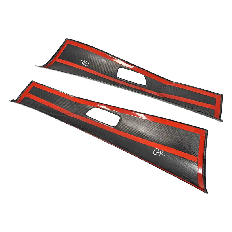 Carbon Fiber Interior Front Door Panel Cover Trim – Toyota GR Corolla (2023+)