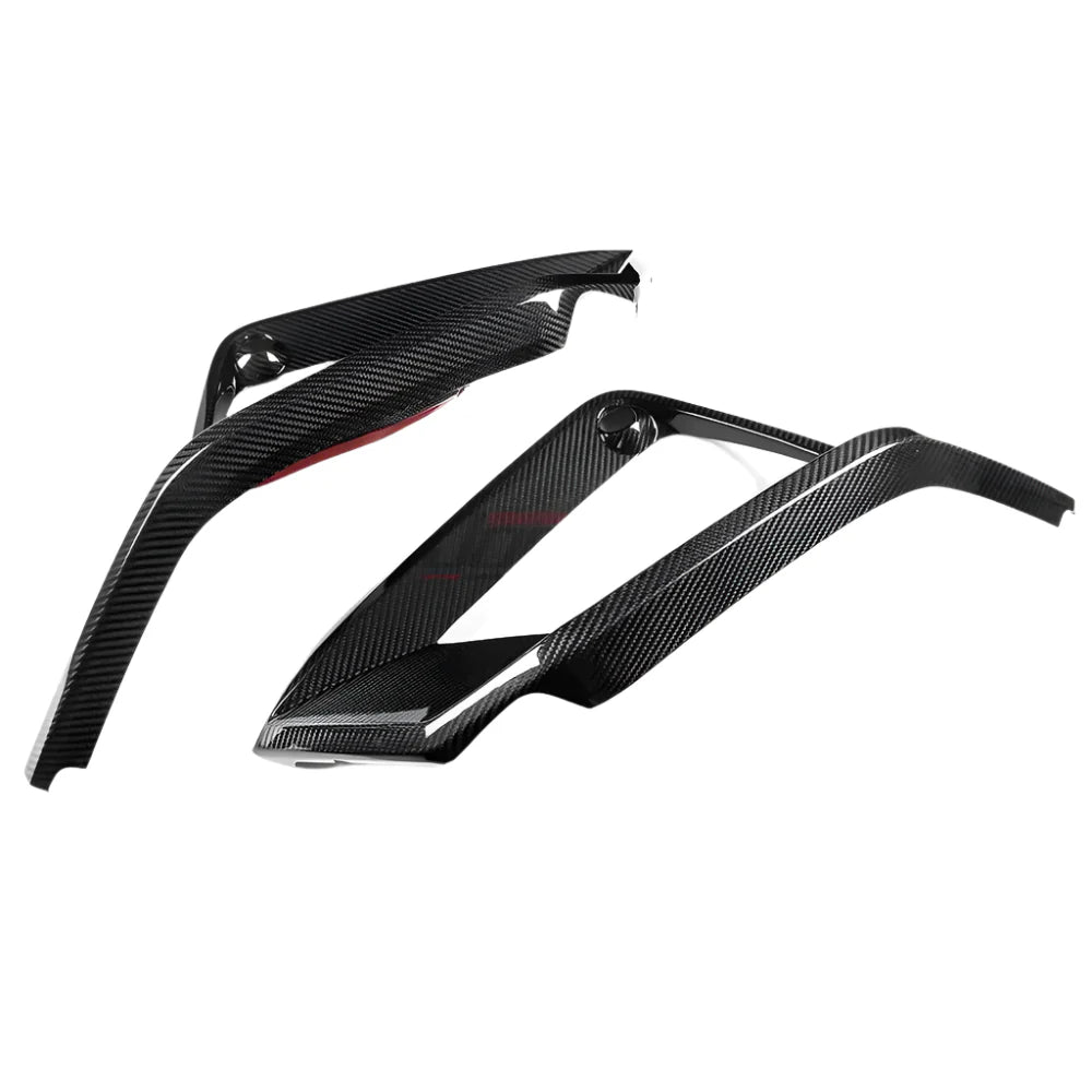 Carbon Fiber Front Fog Light Grille Cover Trim - Acura Integra Type S 2023-2025