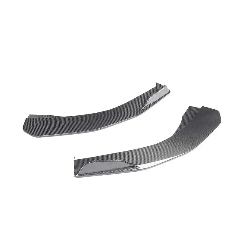 Paktechz Dry Carbon Fiber Front Corner Splitter - Ferrari F8 Tributo