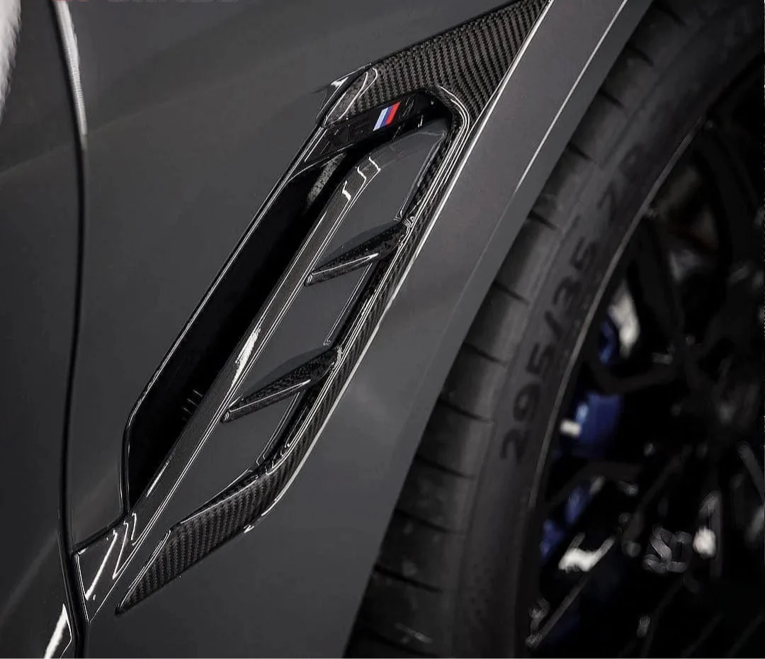 Carbon Fiber LD Style Side Fender & Rear Bumper Trim & Trunk Lid Trim - BMW F96 X6M