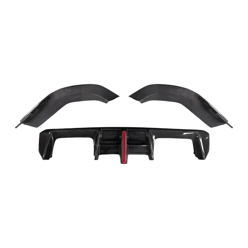 Carbon Fiber Rear Diffuser w/ brakelight V1 - BMW G80 M3 & G82 / G83 M4