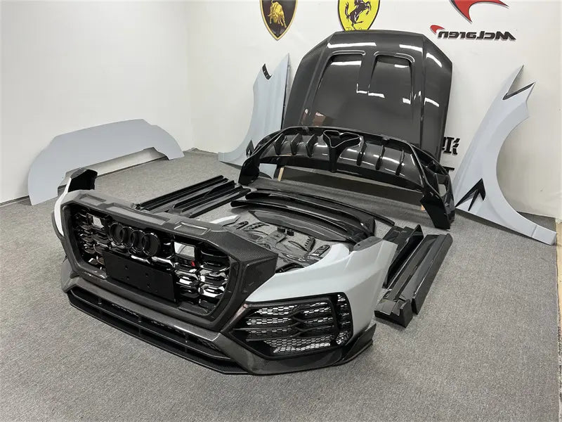 Mansory Style Carbon Fiber Full Complete WideBody Kit - Audi Q8 / RSQ8
