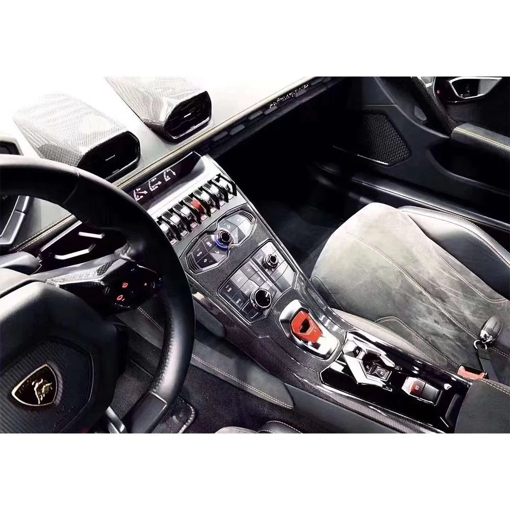 Carbon Fiber Interior Trims Replacement Set (10pc) - Lamborghini Huracan