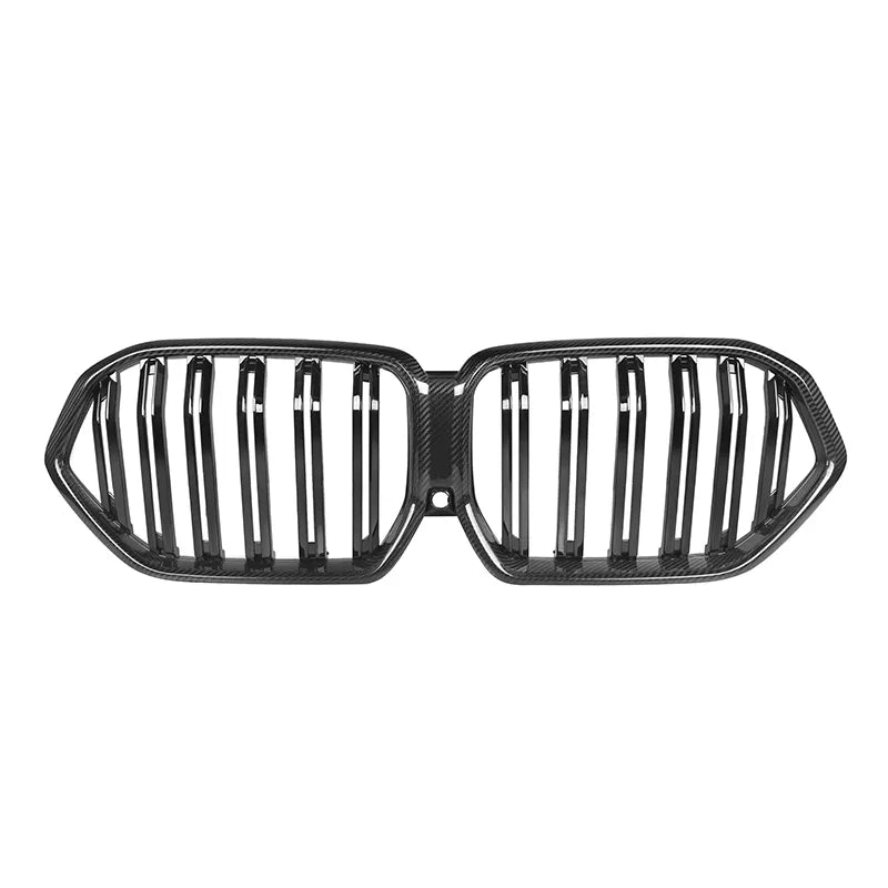 PrePreg Carbon Fiber Front Grille Replacement - BMW X6 G06 / F96 LCI X6M
