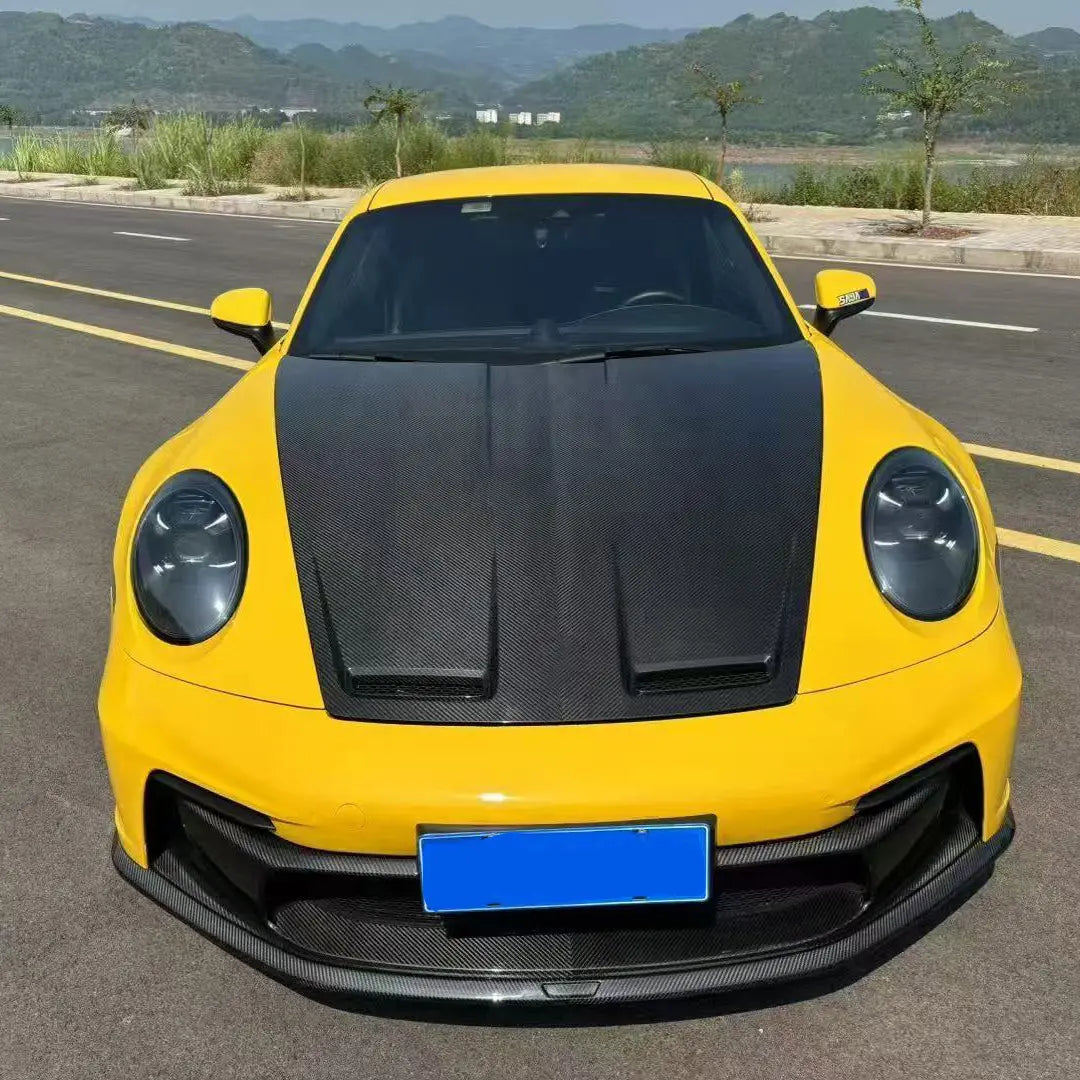 Dry Carbon Fiber GT3 Style Hood Bonnet - Porsche 911 Carrera S GT3