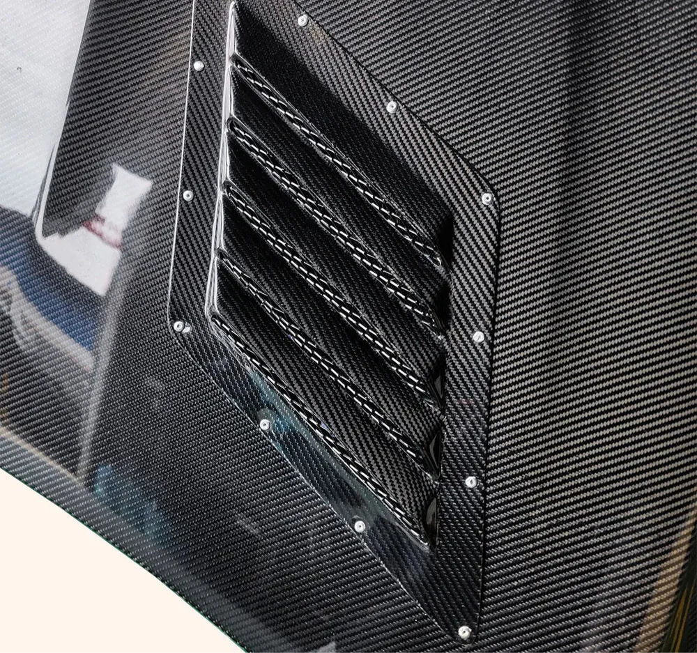 Carbon Fiber W Style Vented Front Hood - BMW F82 M4 2015-20