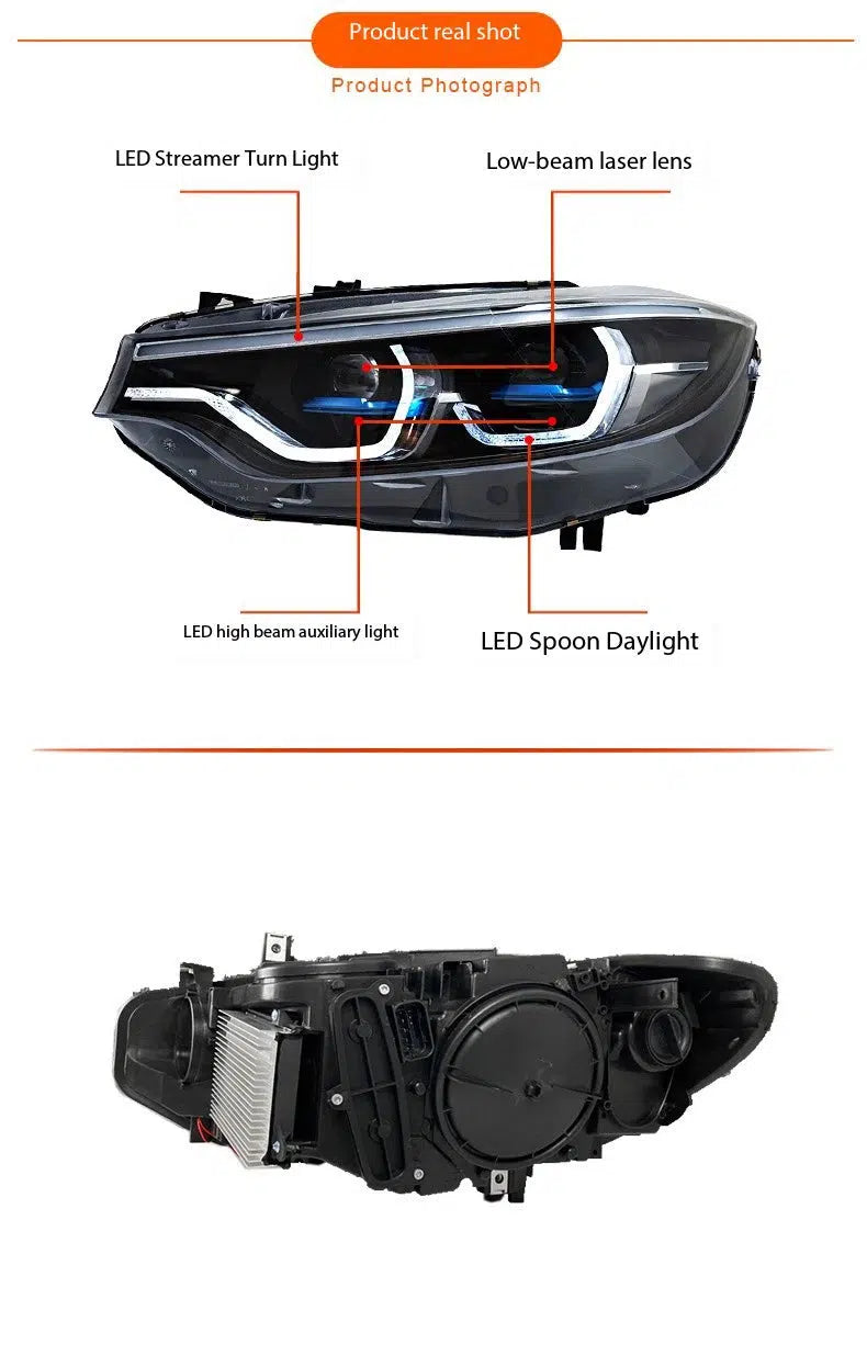 BMW F80 M3 F82/F83 M4 & F30/F32/F33/F36 4 Series Ikon LED Headlights