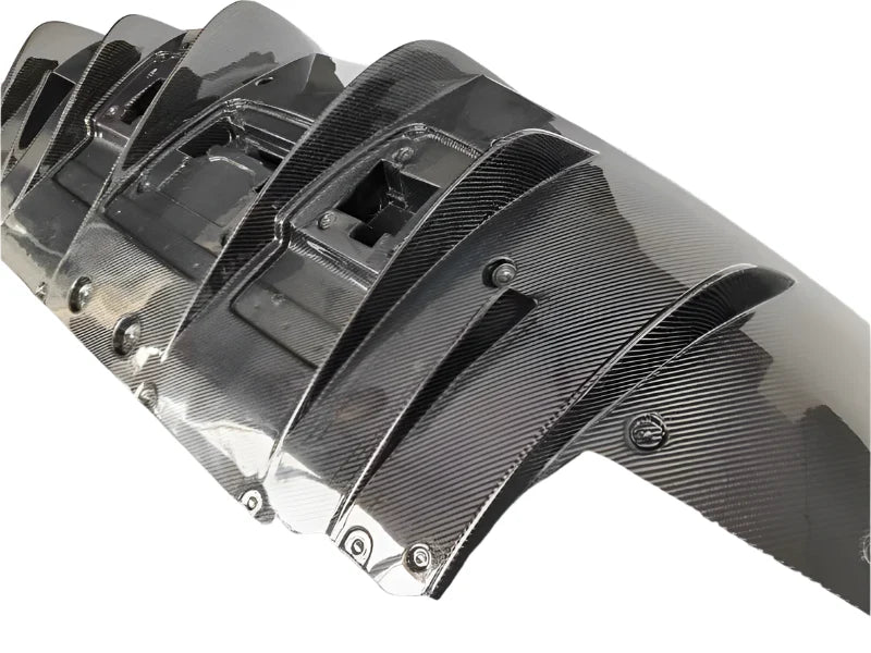 N Style Carbon Fiber Rear Diffuser - Ferrari F8 Tributo