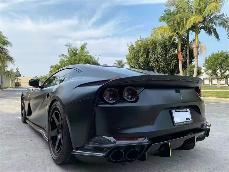 Carbon Fiber Rear Spoiler - Ferrari 812 GTS