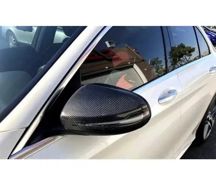 Mercedes W205/W213/W222 Carbon Fiber Mirror cap Replacements