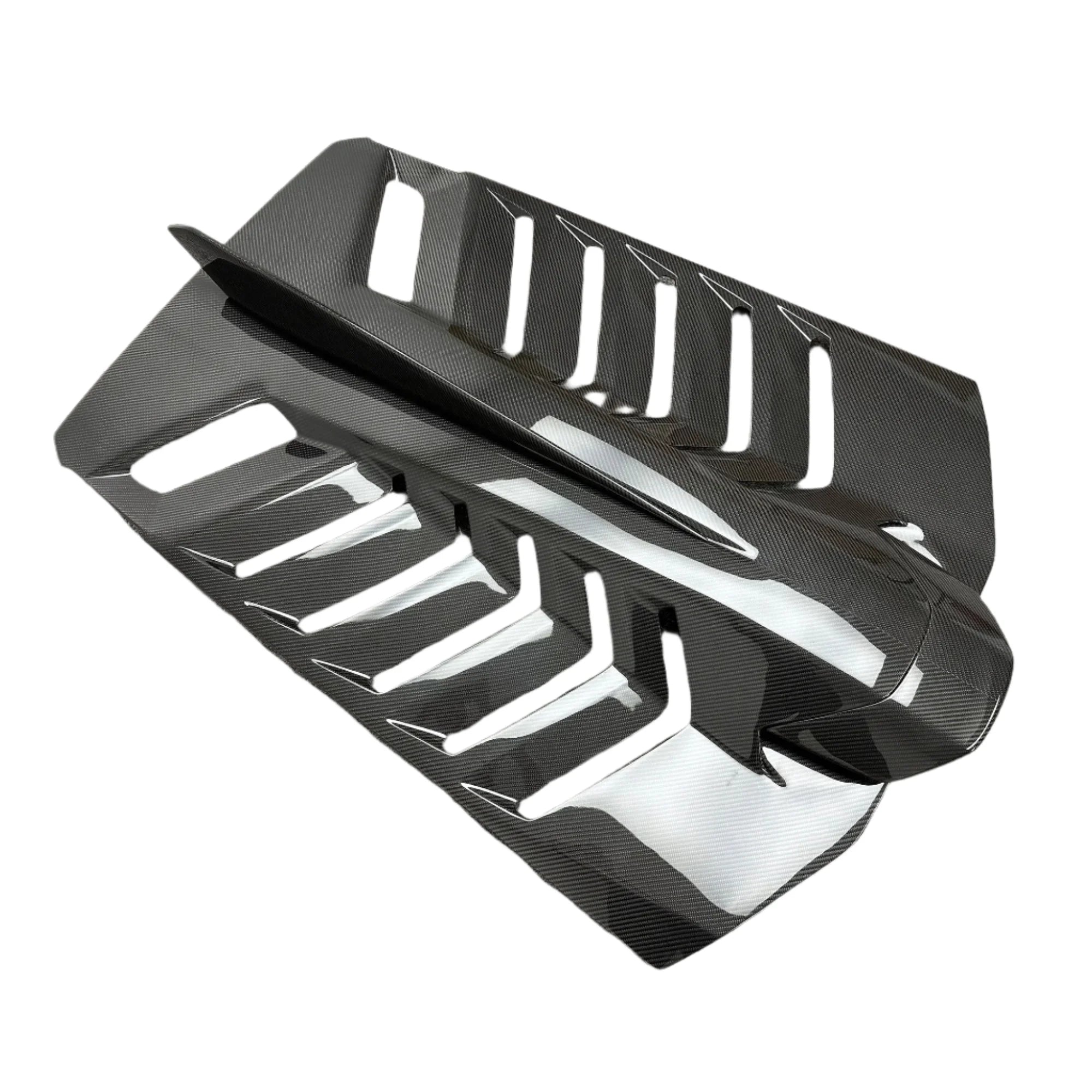Carbon Fiber STO Style Rear Engine Hood Cover - Lamborghini Huracan LP580/LP610/EVO