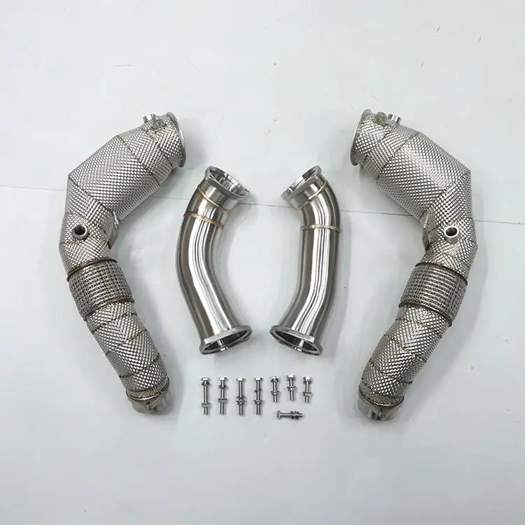 Performance Exhaust HeatShield Downpipes Set - BMW G05 G06 G07 X5 X6 X7 M60i