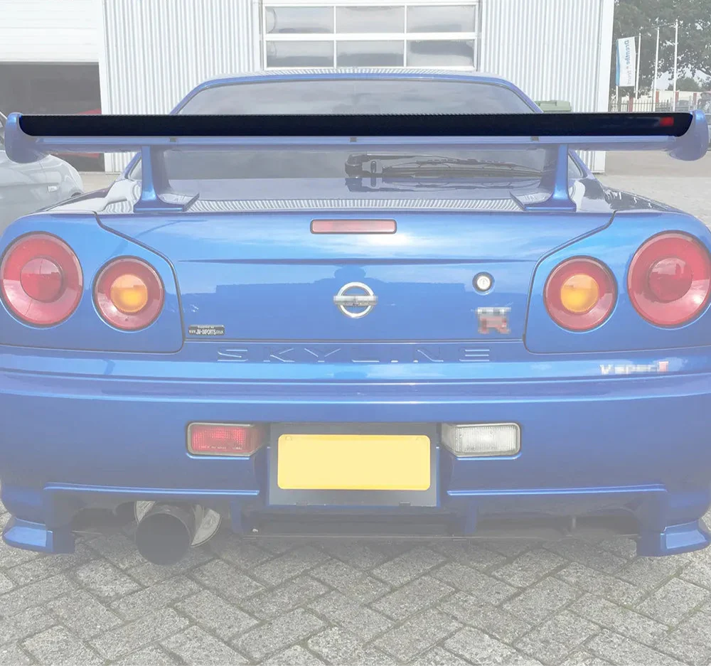 Carbon Fiber Rear Wing DuckBill Wing Spoiler -  Nissan Skyline R34 GTR