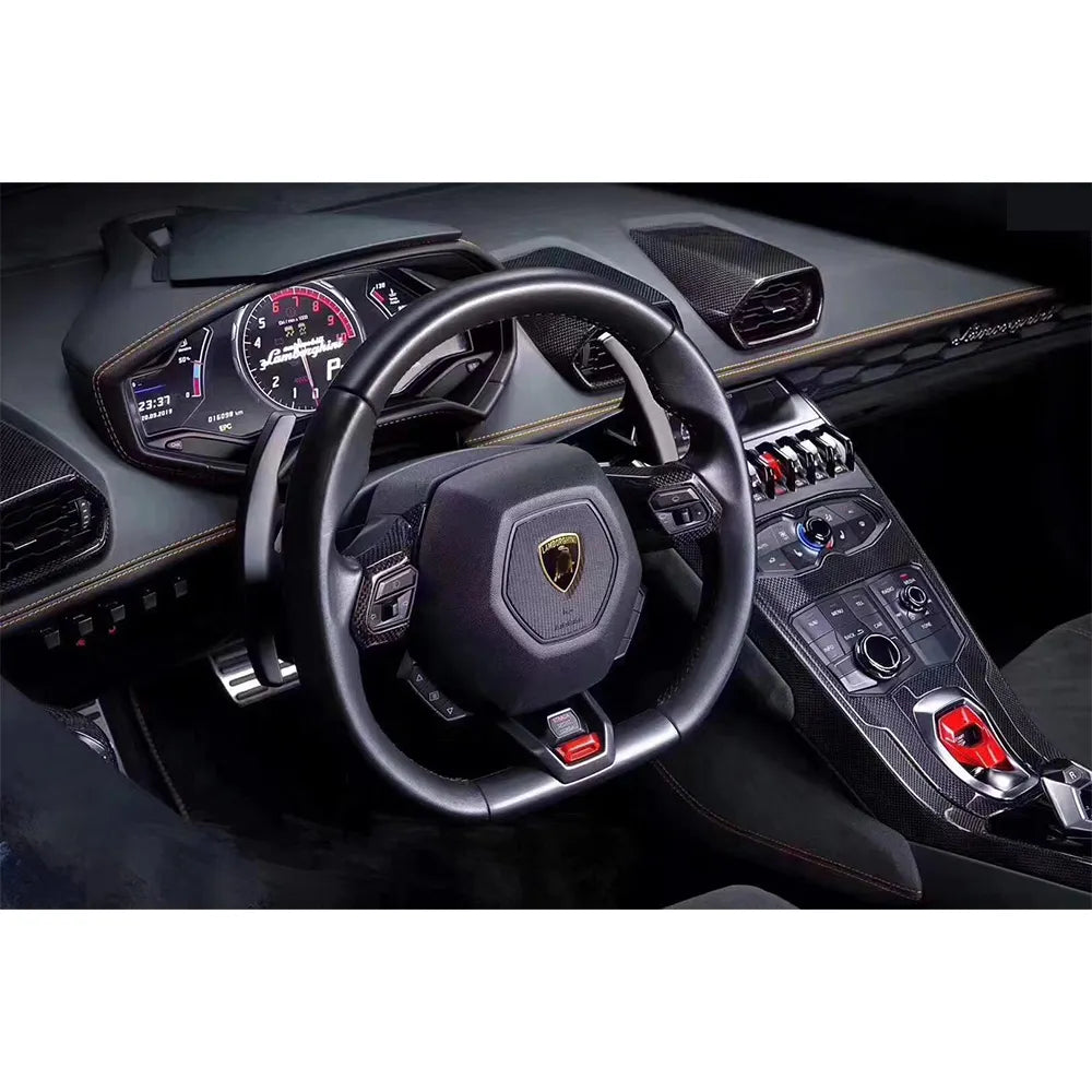 Carbon Fiber Interior Trims Replacement Set (10pc) - Lamborghini Huracan