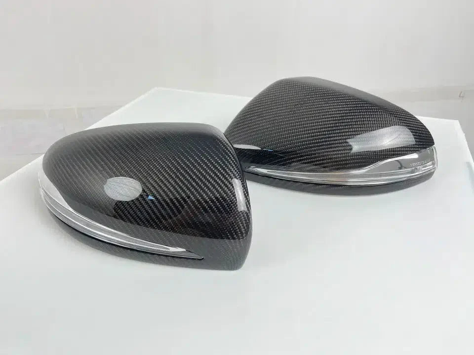 Mercedes W205/W213/W222 Carbon Fiber Mirror cap Replacements