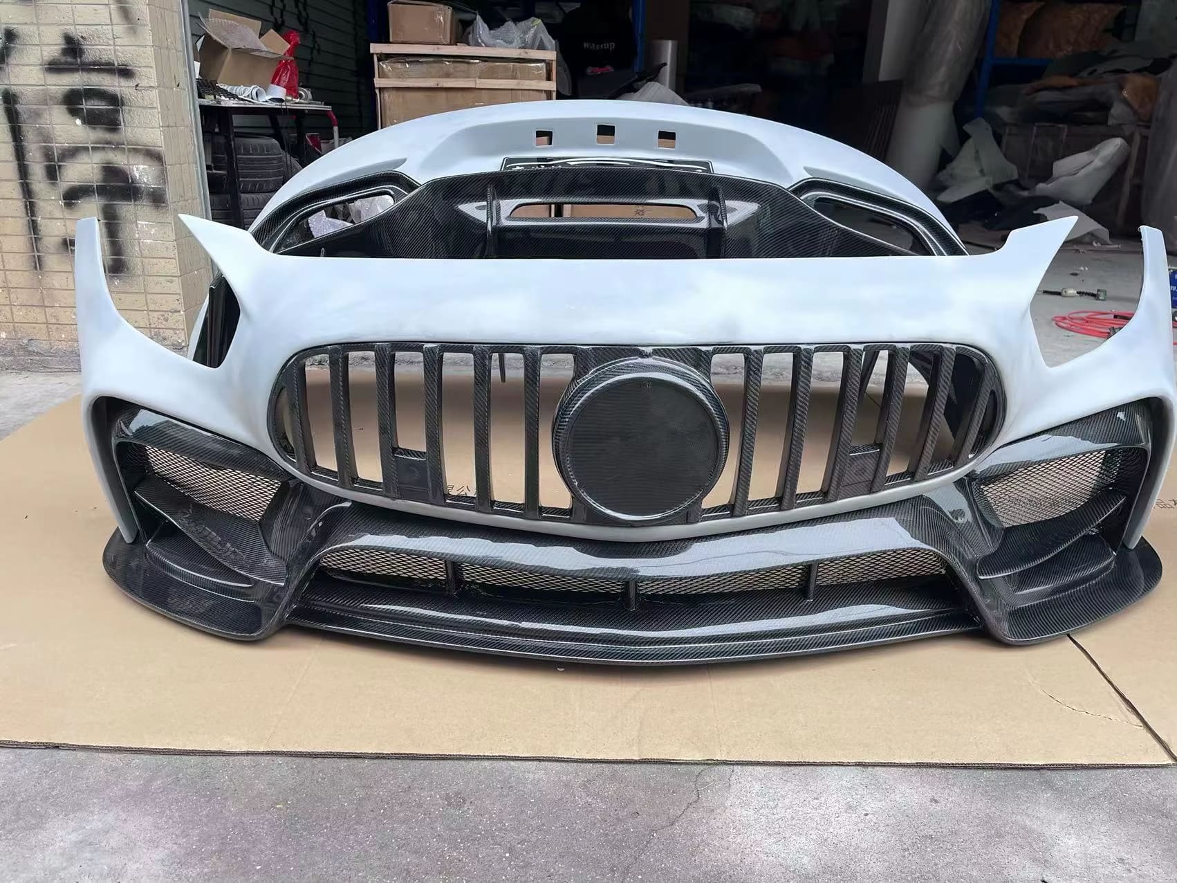 IMP Performance Style Carbon Fiber Front Bumper- 2017-2021 Mercedes Benz AMG GT GTS GTC