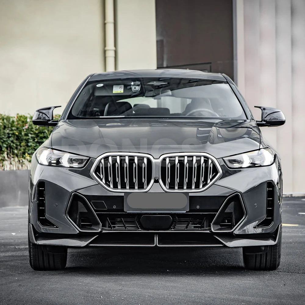 Prepreg Carbon Fiber MP Front Lip - BMW X6 G06 Facelift 2024+