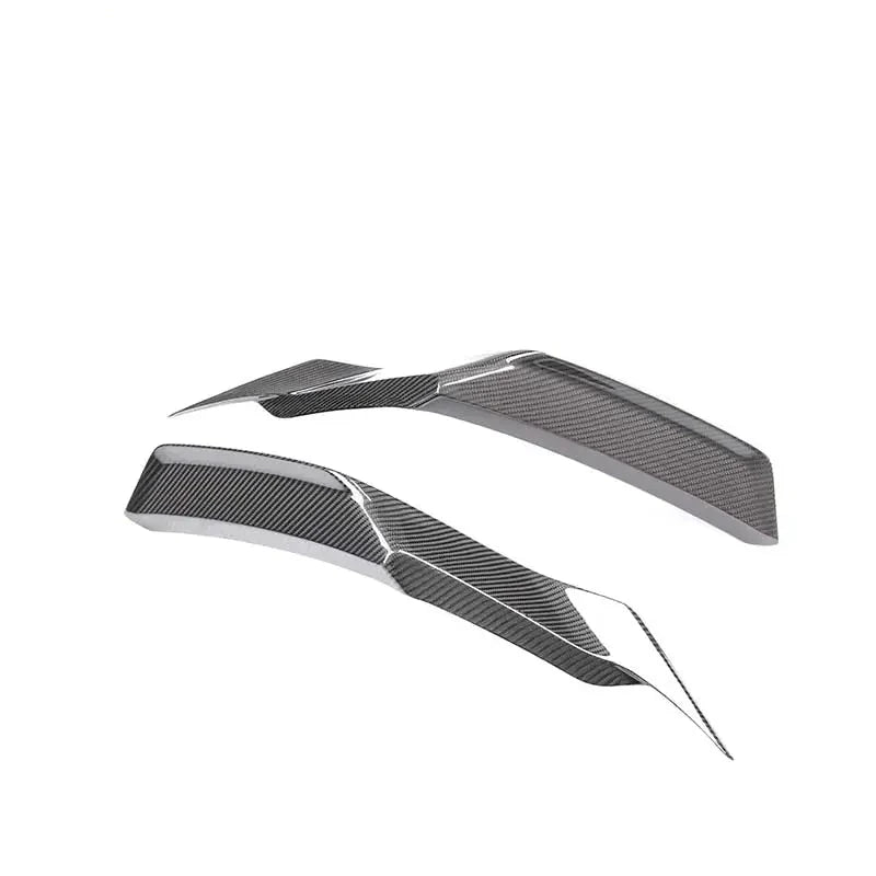 Paktechz Dry Carbon Fiber Rear Bumper Canards - Lamborghini Huracan EVO