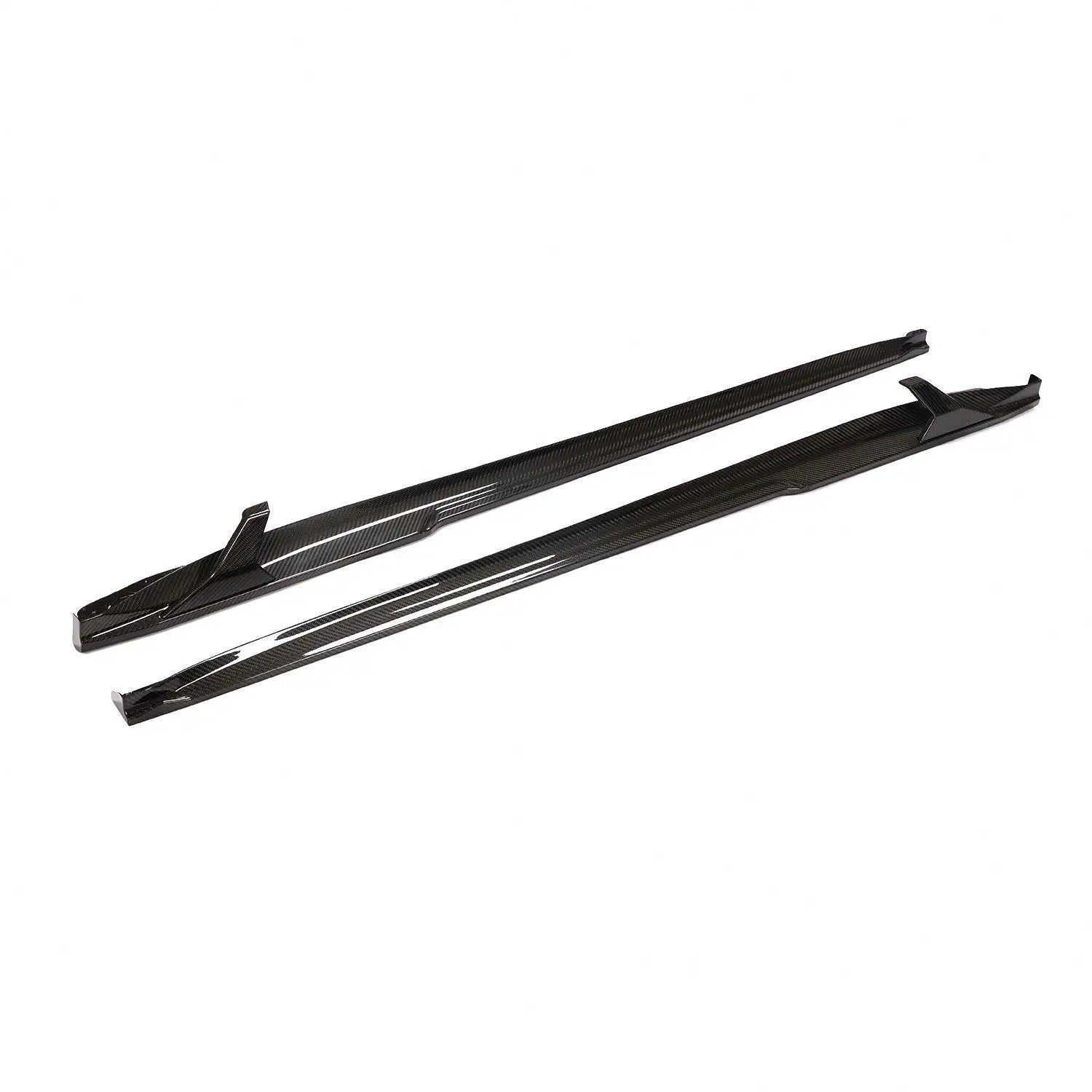Carbon Fiber Prepreg Finned Side Skirt V3 - Porsche 911 991 Carrera 4 GTS 3.0T 2017-2019