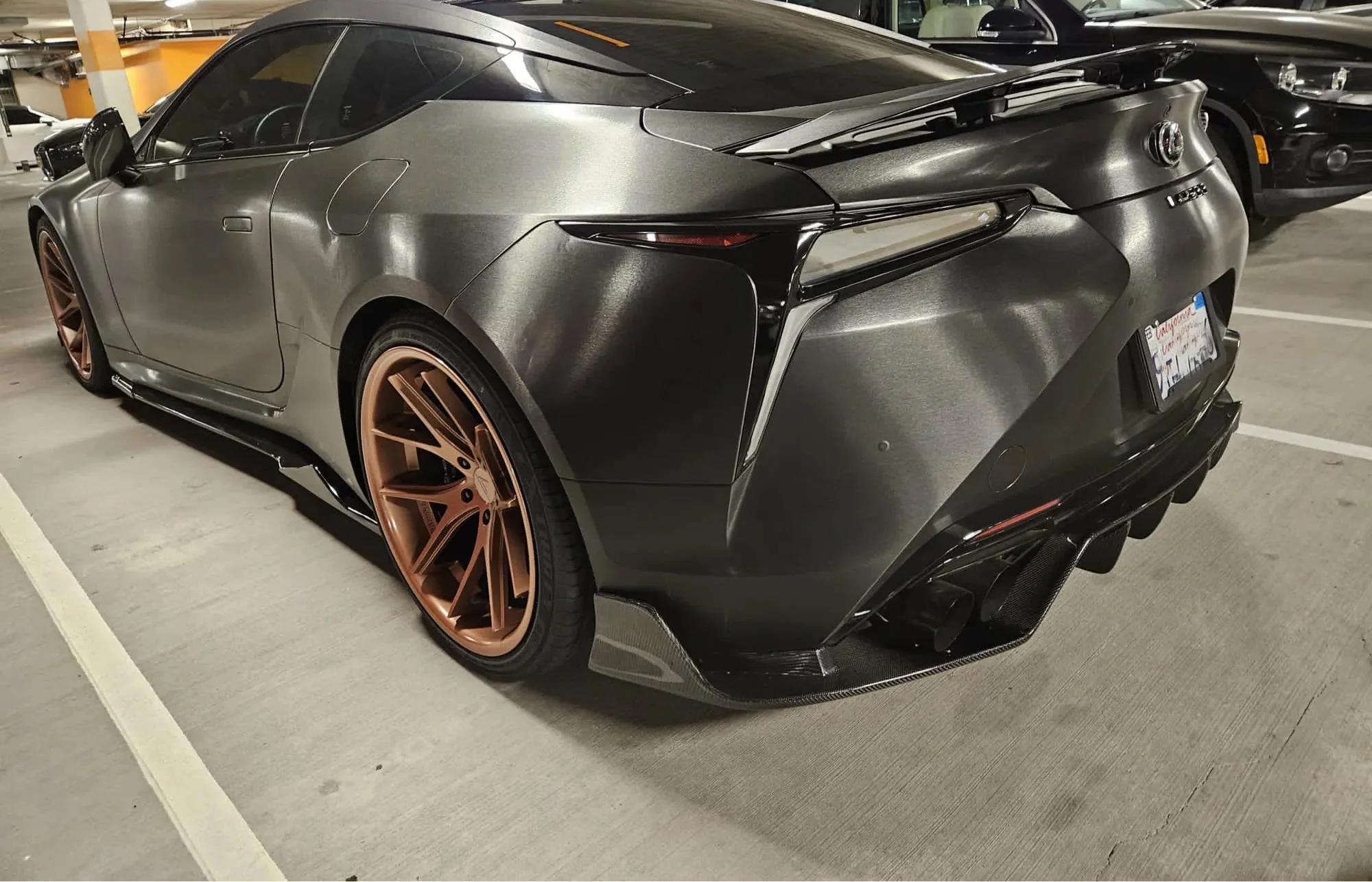 Carbon Fiber Rear Diffuser - Lexus LC500 LC500H