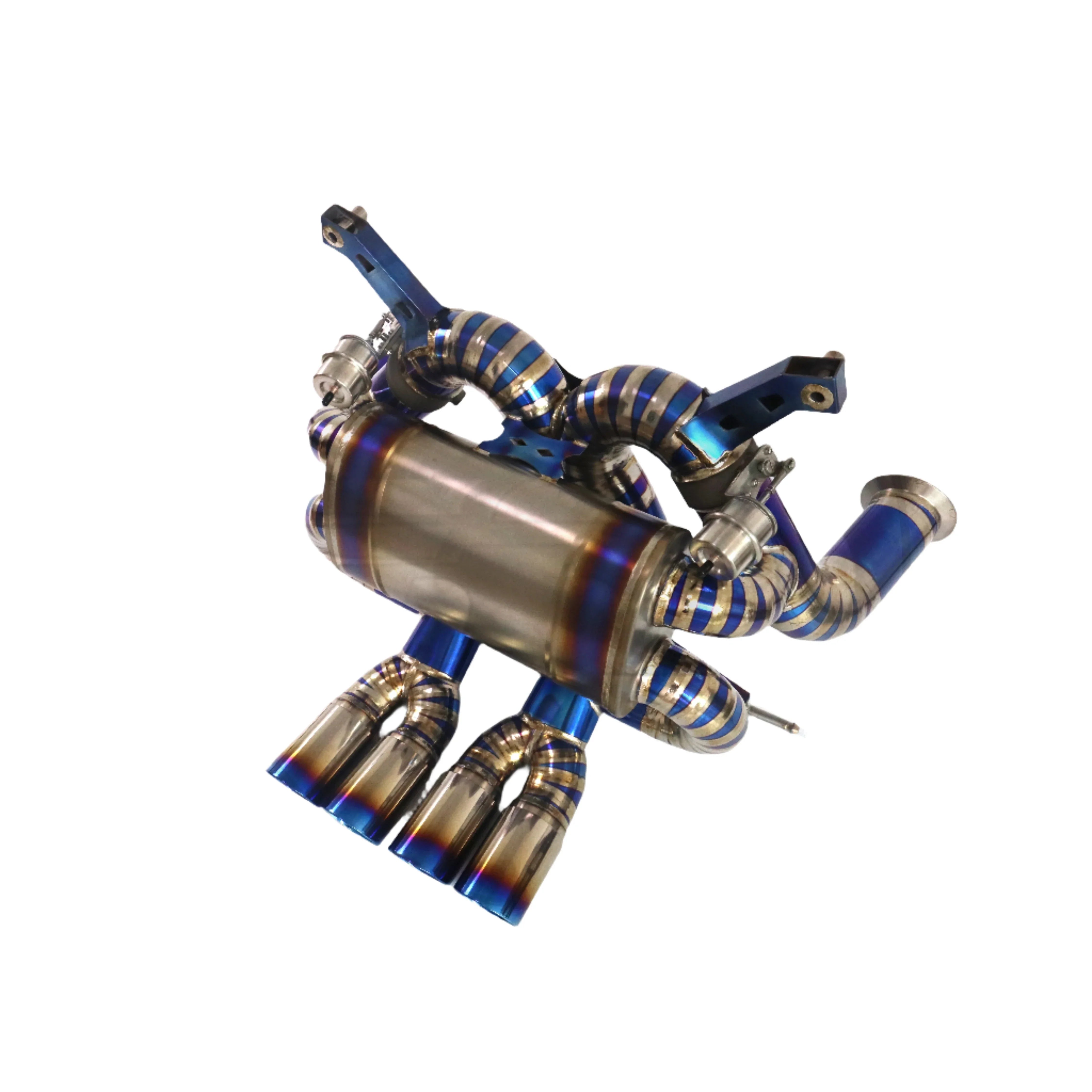 Titanium Alloy Exhaust System Performance Catback w/ Valve Muffler - Lamborghini Aventador LP700 6.5l V12