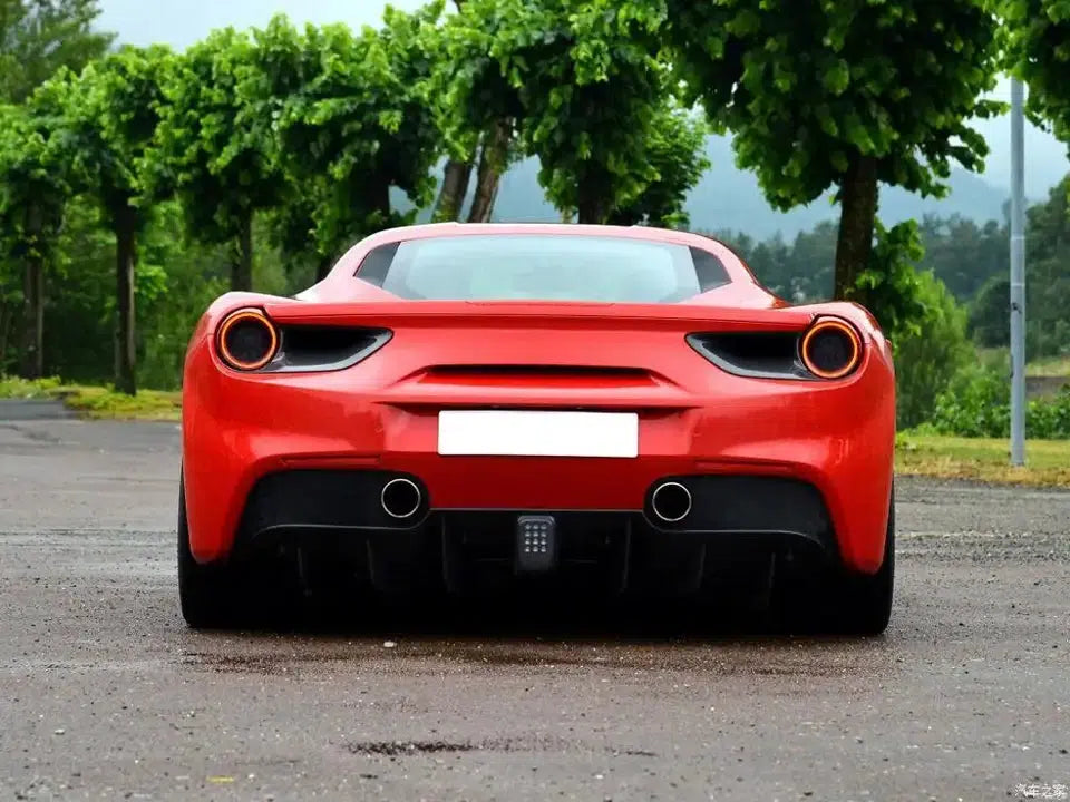 Ferrari 488 Carbon Fiber Taillight Trim Cover