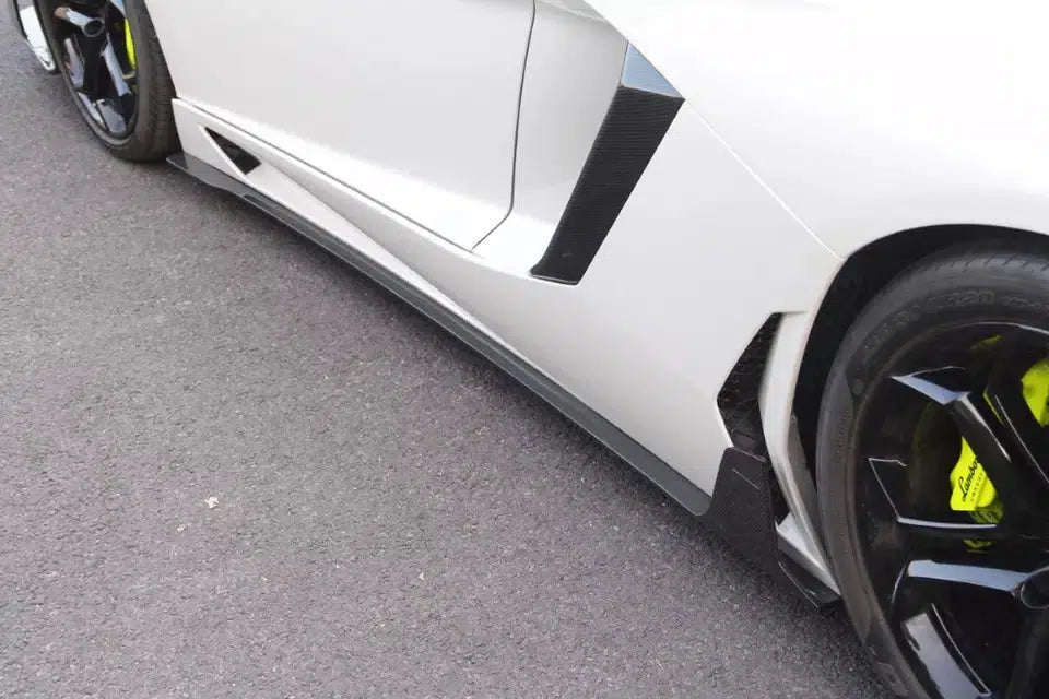 Lamborghini Aventador Carbon Fiber Side Skirts
