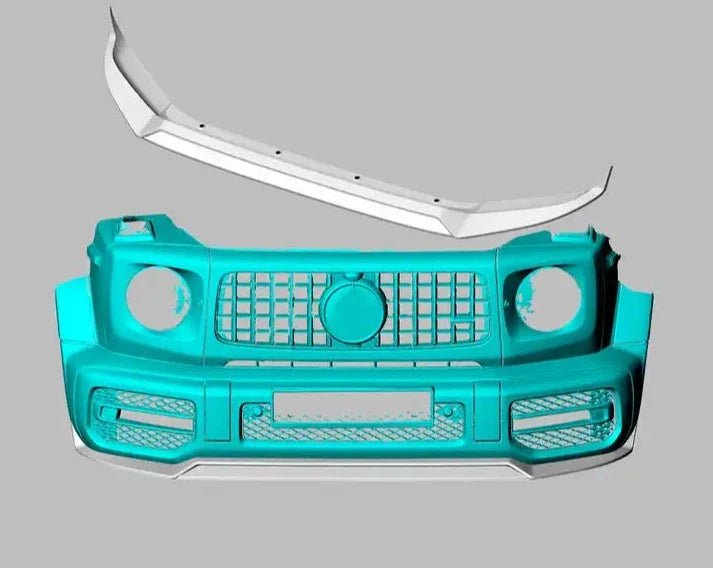 Carbon Fiber Front Lip - Mercedes Benz G-Class G500/G550/G55/G63 AMG