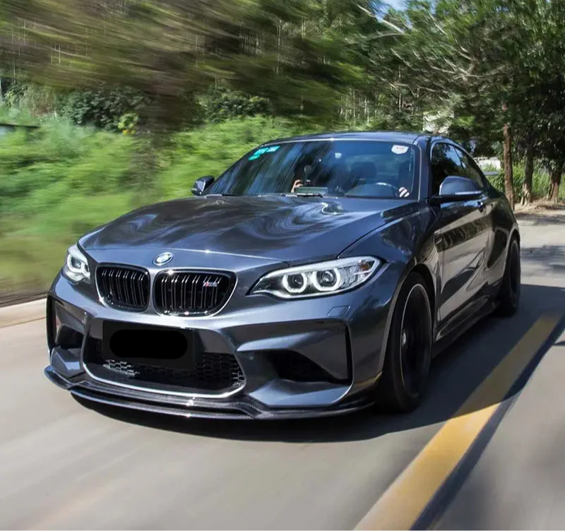 Carbon Fiber PT Style Front Lip - BMW M2 F87