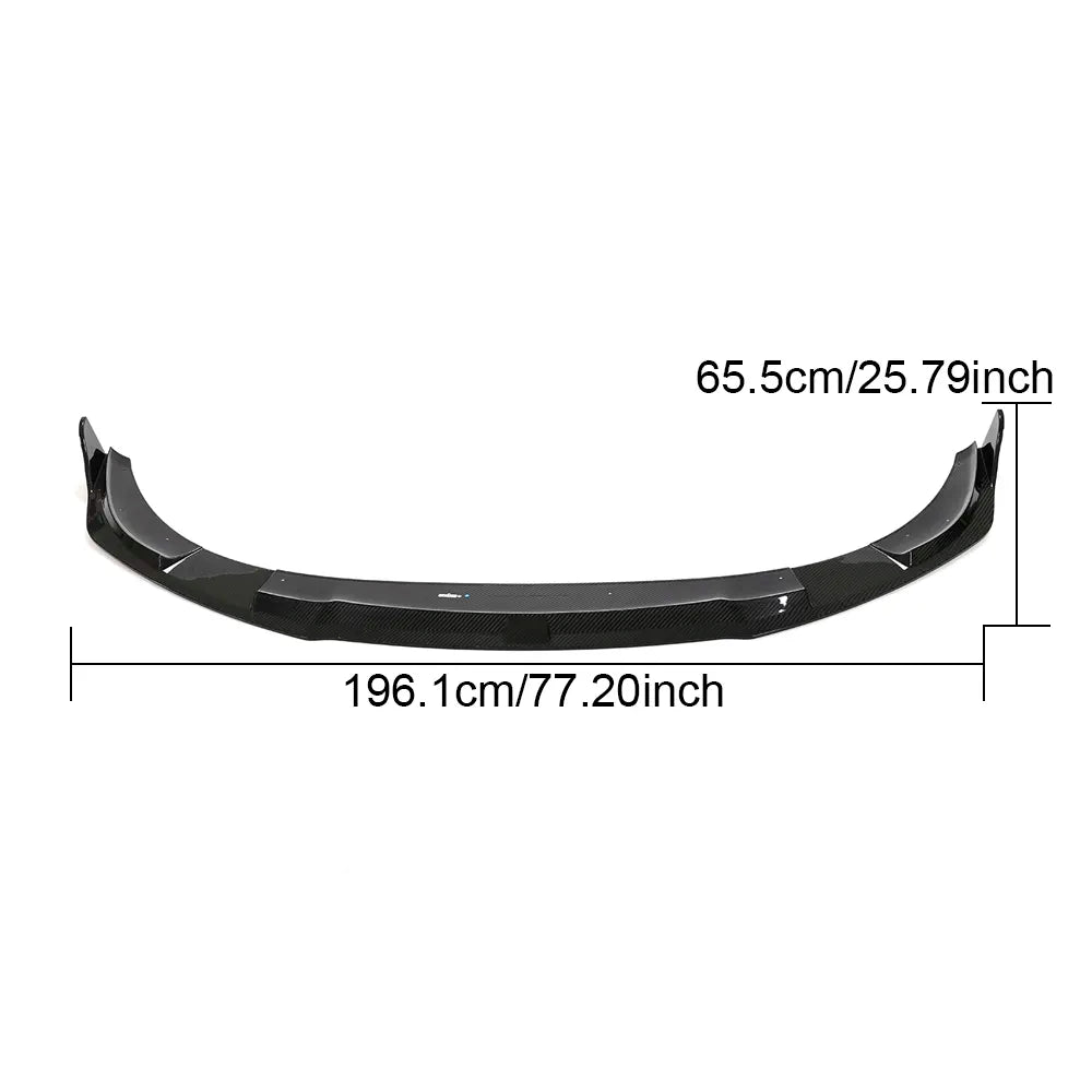 Carbon Fiber TCI Front Lip V3 - Porsche Taycan Turbo 9J1 Sedan 2019-2021