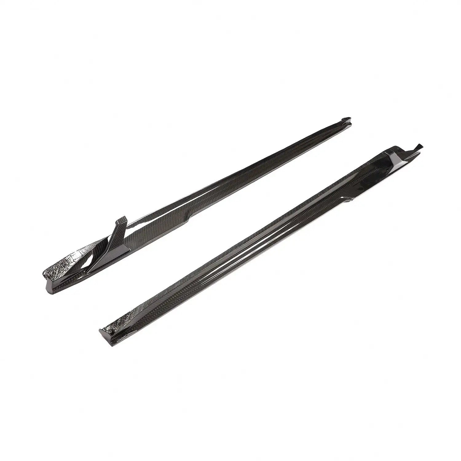 Carbon Fiber Prepreg Finned Side Skirt V3 - Porsche 911 991 Carrera 4 GTS 3.0T 2017-2019
