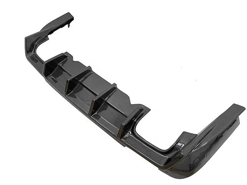 Carbon Fiber Rear Diffuser Fin Style - Dodge Challenger Hellcat 2015-20