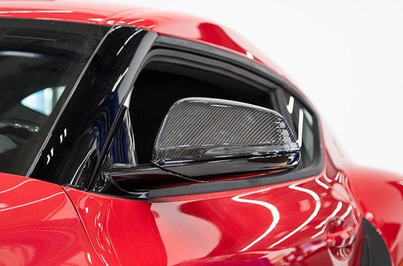 Toyota Supra Carbon Fiber Mirror Caps