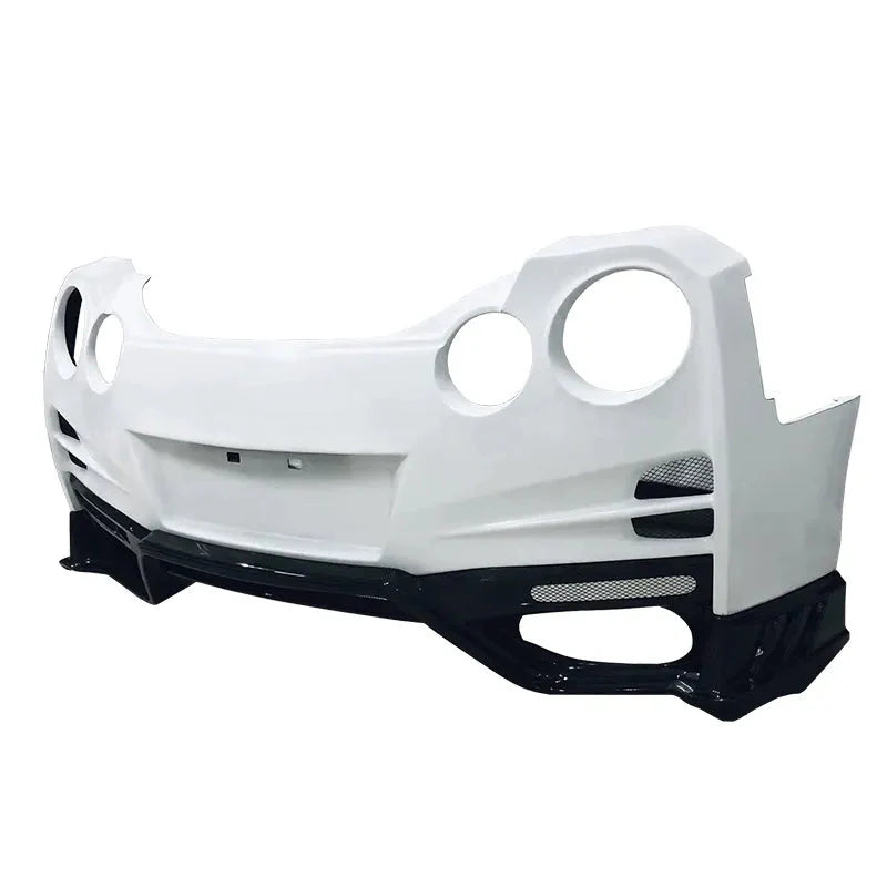 T Spec Style Carbon Fiber Rear Bumper w/ carbon Fiber Diffuser - Nissan R35 GTR