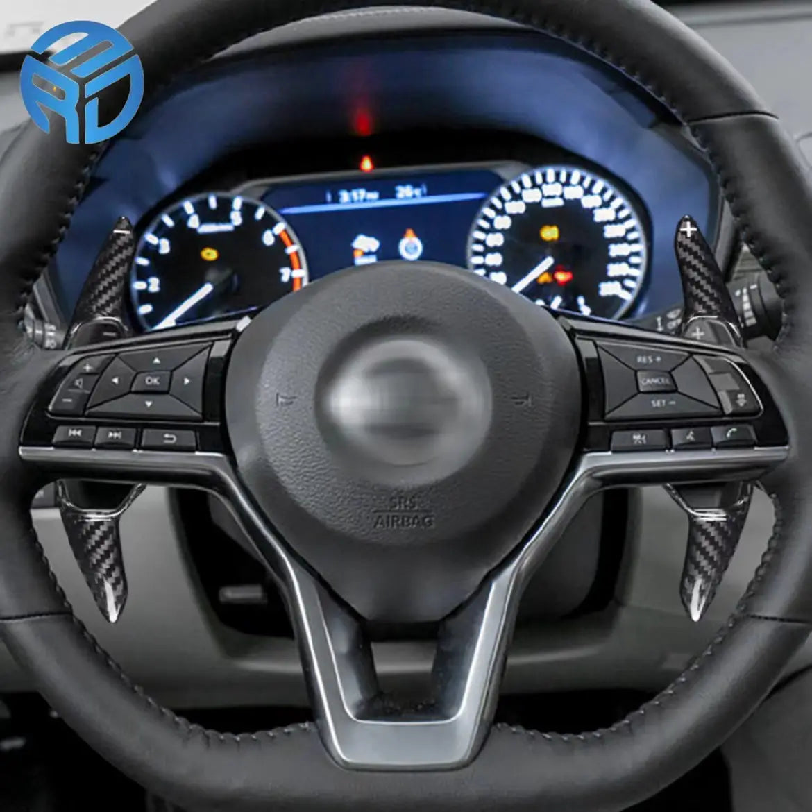 Carbon Fiber Steering Wheel Paddle Shifter - Infiniti Q50 2018-2021 Q60 2016-2022