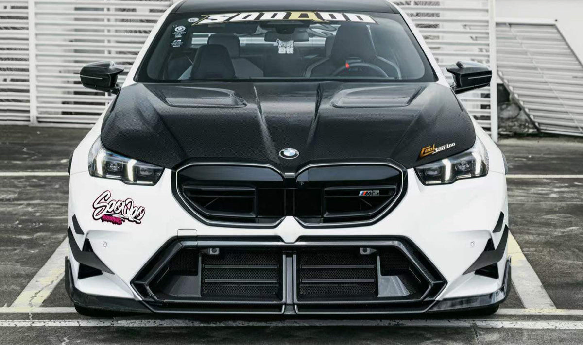 Prepreg Carbon Fiber Engine Cover Bonnet - BMW M5 G90 G99