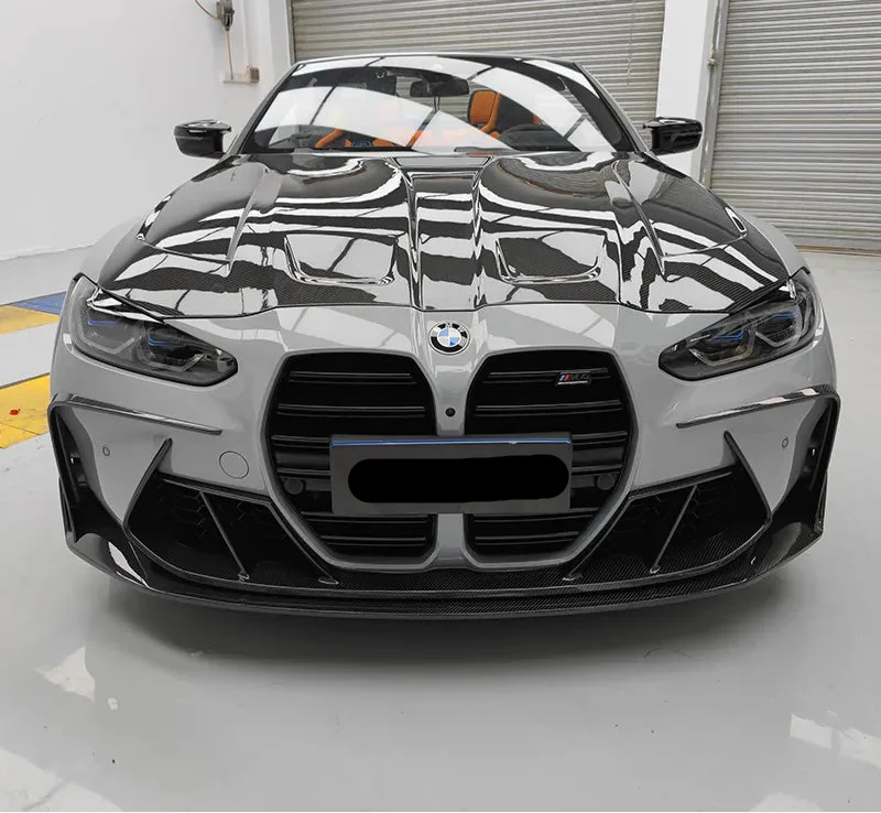 Prepreg Carbon Fiber PT Style Engine Bonnet Hood - BMW M3 G80 M4 G82 G83