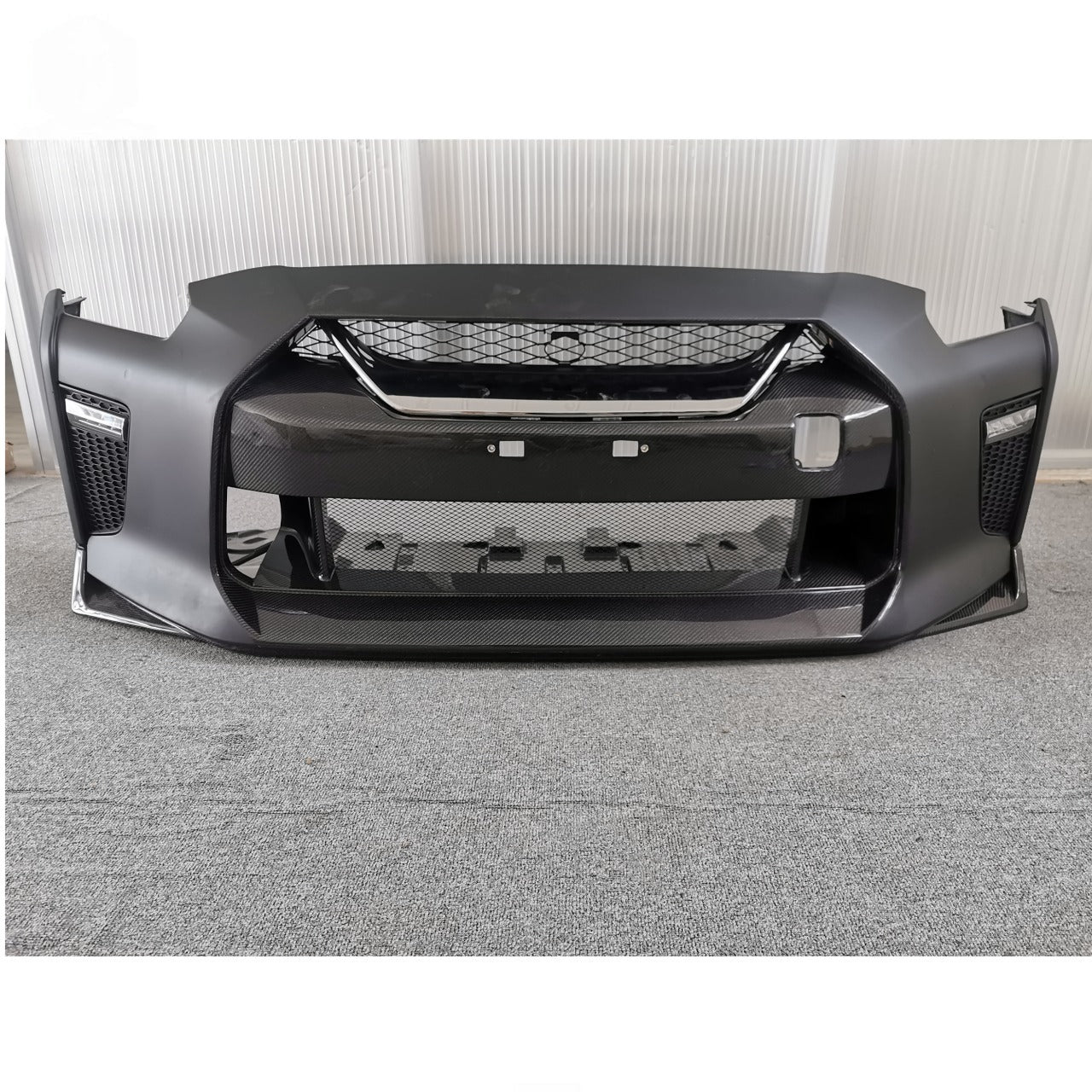 OEM Style Carbon Fiber Front Bumper for Nissan GTR R35 13-19